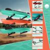 RAD Sportz Kayak Storage Rack - 3-Level Freestanding Adjustable Stand with Padded Arms and 300lb Capacity for Canoes, SUP, or Paddleboards (Black) view 2