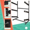RAD Sportz Kayak Storage Rack - 3-Level Freestanding Adjustable Stand with Padded Arms and 300lb Capacity for Canoes, SUP, or Paddleboards (Black) view 4