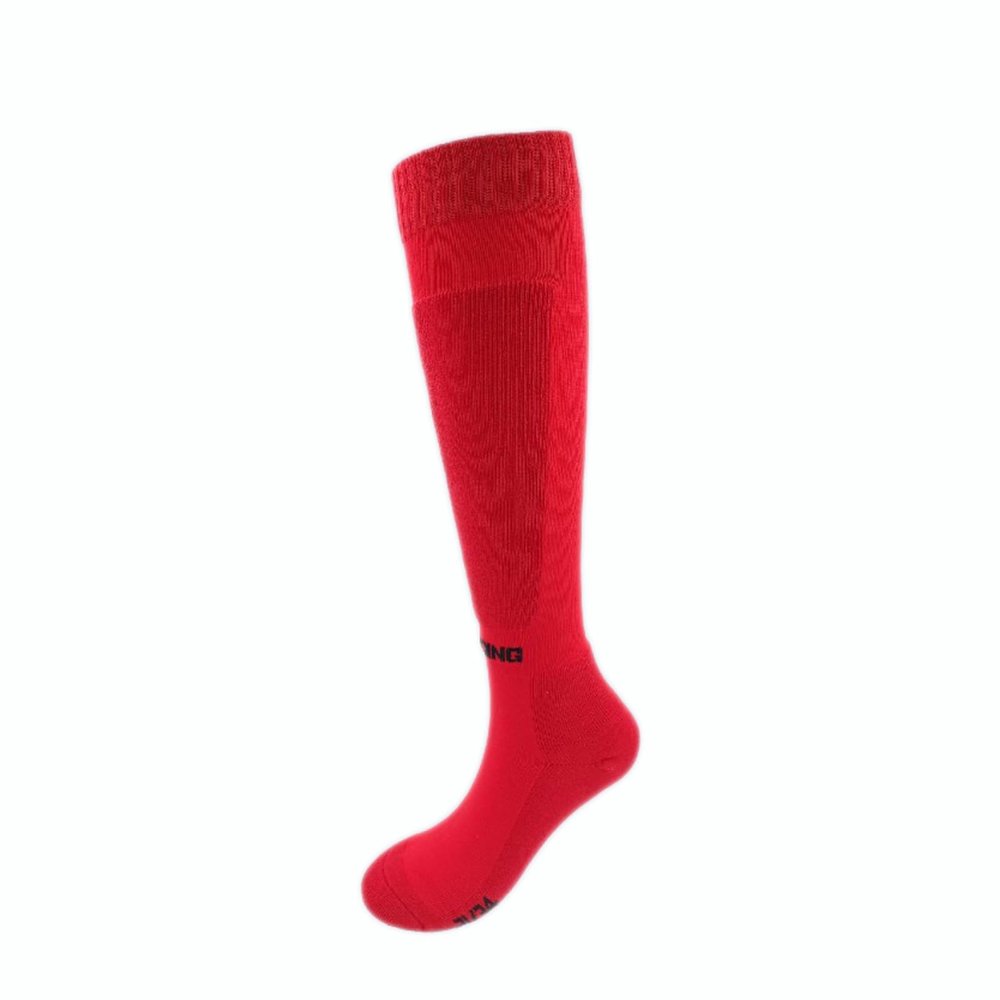 HIXEL Professional Fencing Cotton Socks Anti Slip Fencing Stockings for Epee Sabre and Foil High Long Sports Socks(Red,Medium)