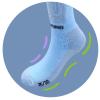 HIXEL Professional Fencing Cotton Socks Anti Slip Fencing Stockings for Epee Sabre and Foil High Long Sports Socks(Red,Medium) view 4