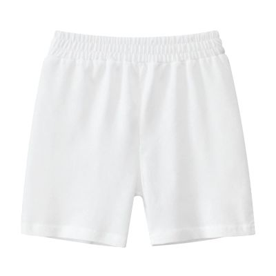 Dkygxwt Kid Toddler Boy Elastic Waist Athletic Basketball Mesh Shorts Soccer Running Gym Quick-Dry (White, 3-4 Years)