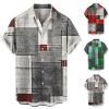 Mens Vacation Shirts Disco Shirt Cruise Outfits for Men Mens Hawaiian Outfit Men Beach Shirt Custom Hawaiian Shirt with Pet Face Summer Shirts Men Green view 3