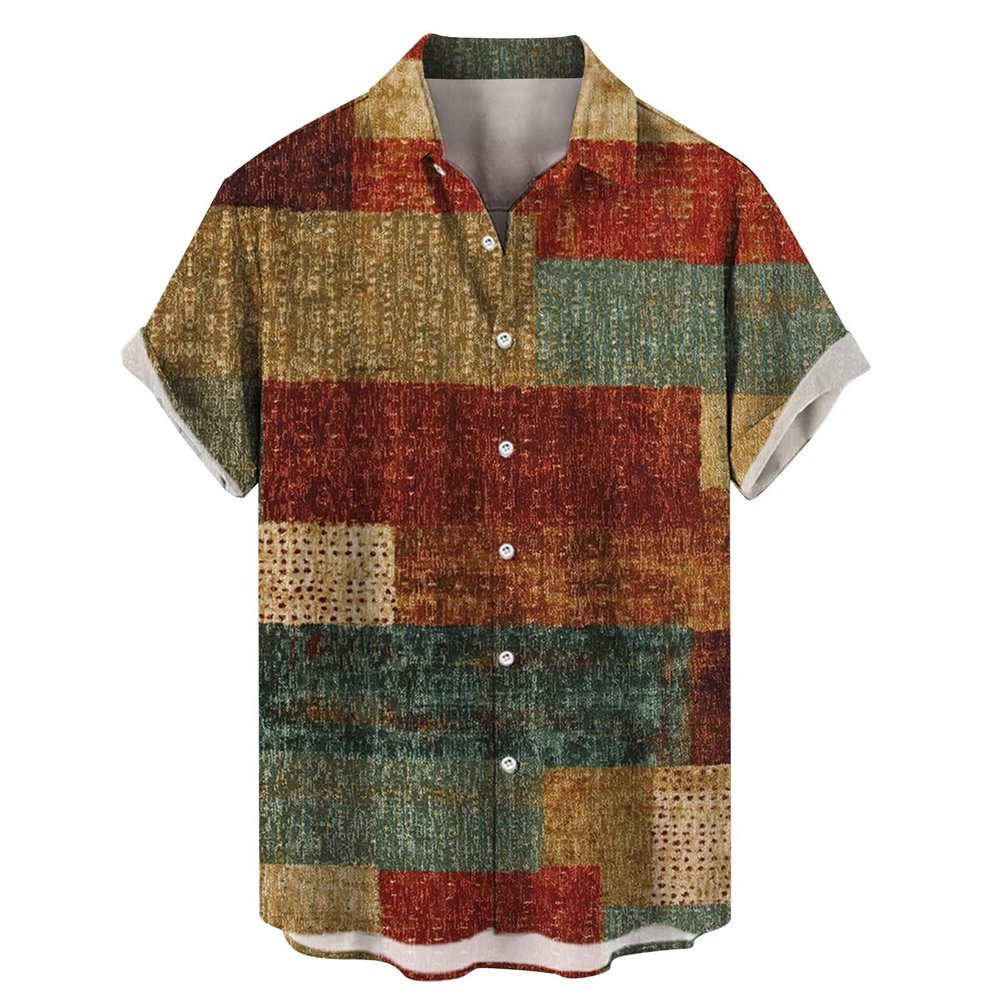 Cruise Shirts Disco Shirt Dressy Summer Dress Shirts for Men White Button Up Mens Beach Clothes Matching Family Hawaiian Outfits