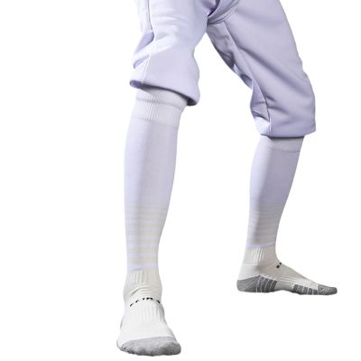 HIXEL Fencing Socks for Epee Sabre Foil Fencer High Long Sports Socks Sweat-Absorbing and Wear-Resistant(White,Small(EU29-33))