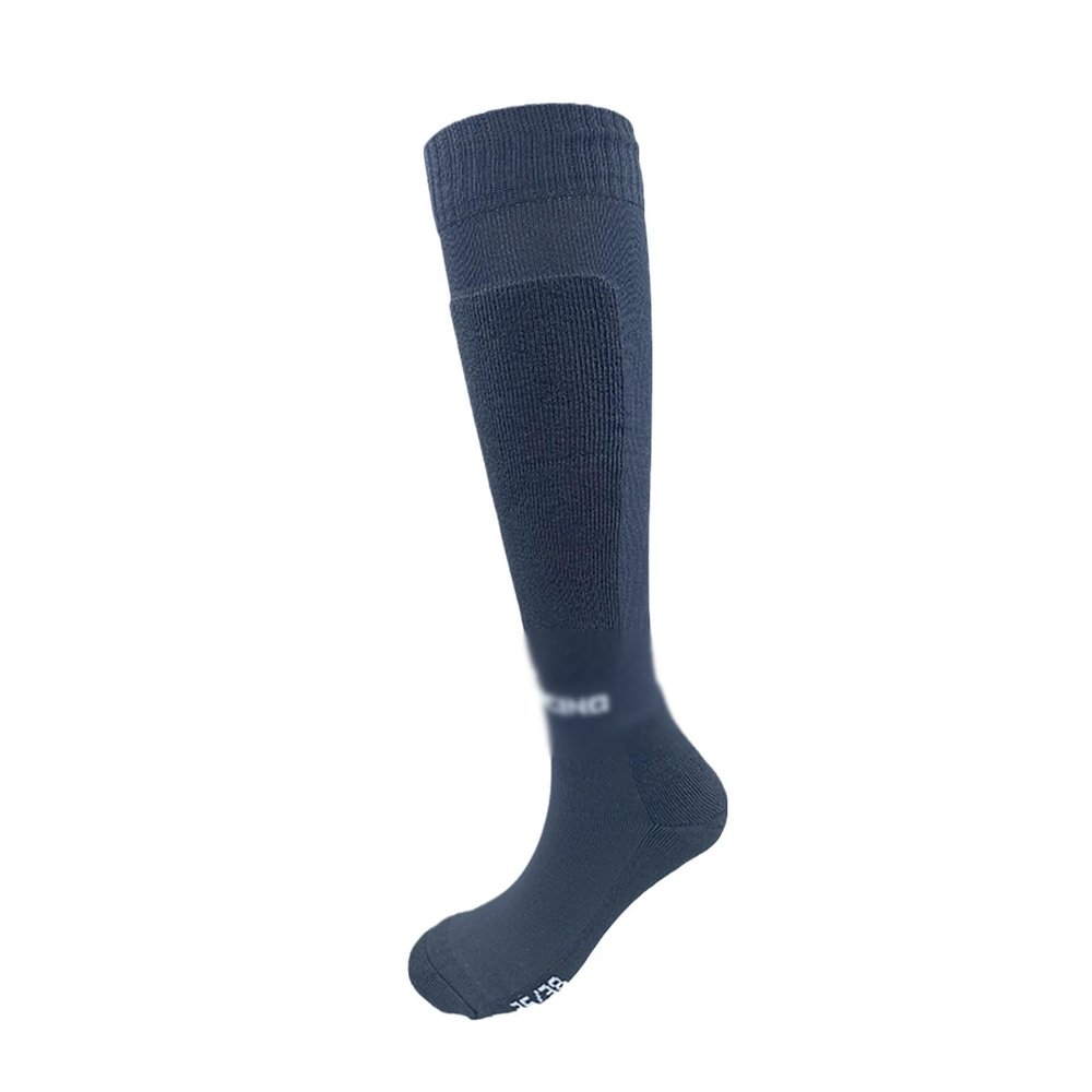 HIXEL Professional Fencing Cotton Socks Anti Slip Fencing Stockings for Epee Sabre and Foil High Long Sports Socks(Deep blue,X-Small)