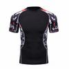 F.Q Yuqee Men's Lightweight Short Sleeve Cool Dry Rashguards Compression Sports Workout T-Shirt Black 26 S view 1