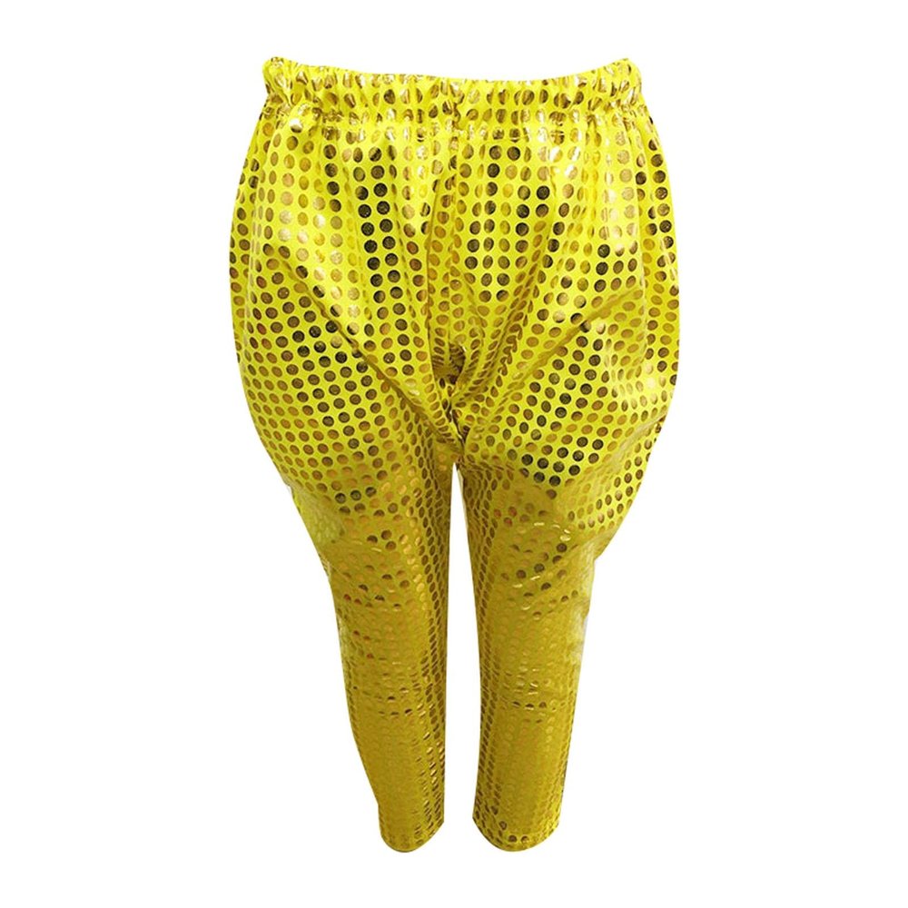Boys and Girls Pants Spring/Autumn Multicolor Solid Sequin Pants Party Birthday Performance 4t Girl (Gold, 10-11 Years)