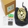 Akisco Air Light Fly Reel ARA-5D Reel with Foot Cover #10 Gold view 2