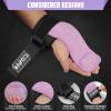 COFIT Wrist Straps for Weightlifting, Workout Wrist Wraps with Dual-Layer Oxford Leather, Enhanced Grip for Optimal Hand and Wrist Protection for Deadlift and Dumbbel - Standard size Purple view 3