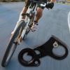 Derailleur Hanger, Aluminum Alloy Bike Rear Derailleur Hanger Includes Screw Axle Cap CNC Frame Saver Derailleur Hanger Hook Dropout Frame view 2