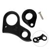 Derailleur Hanger, Aluminum Alloy Bike Rear Derailleur Hanger Includes Screw Axle Cap CNC Frame Saver Derailleur Hanger Hook Dropout Frame view 4