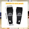 XIHIRCD Volleyball Arm Sleeves - Black Forearm Pads with Thumb Holes - Nylon Protective Sleeves for Women & Youth view 2