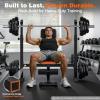 Fostoy Weight Bench Set, 770lbs Bench Press Rack, Adjustable Weight Benches for Home Gym, Olympic Workout Bench for Full Body Training, Flat Incline Bench With Removable Foot Catch view 2