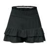 Deal Clearance,Shorts for Women, Bermuda Shorts for Women 2147 Summer High Waisted Ruffle Shorts Floral Pleated Hem Casual Pants,Prime Today Clearance,L,Gy2 view 4