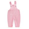 Infant Girls Suspenders Green Solid Color Suspenders Children's Pants Long Pants Summer Clothes (Pink, 12-18 Months) view 1