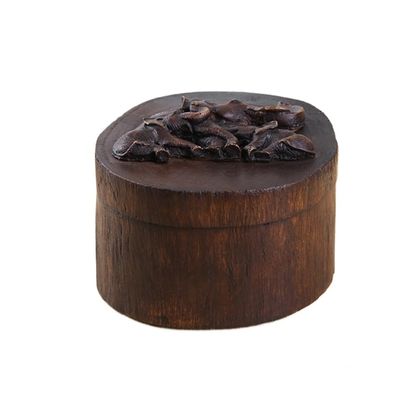 YTDJJWLS Vintage Jewelry Box Solidwood Small Box Ring Box Wooden Jewelry Storage Box