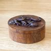 YTDJJWLS Vintage Jewelry Box Solidwood Small Box Ring Box Wooden Jewelry Storage Box view 3