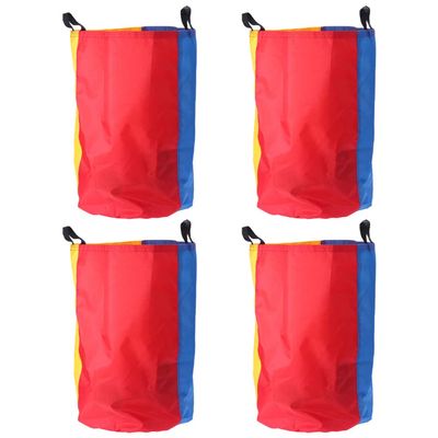 ANRUWEI Sack Race Bags Adults,Outdoor Games,4pcs Jumping Bag Jump Sack School Party Games Jumping Race Supplies Sack Race Bags for Adults and Outdoor Play