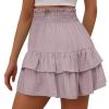 Previous Placed by Me in 2025,Shorts for Women, Bermuda Shorts for Women 2196 Summer High Waisted Ruffle Shorts Floral Pleated Hem Casual Pants,Mis Pedidos Recientes,XL,O view 3