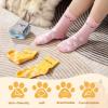 Clothirily 5 Pairs Women Cat Socks - Colorful Cute Animal Crew Socks, Novelty Funny Cat Dog Animal Socks, Cozy Crew Socks for Women view 2