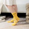 Clothirily 5 Pairs Women Cat Socks - Colorful Cute Animal Crew Socks, Novelty Funny Cat Dog Animal Socks, Cozy Crew Socks for Women view 3