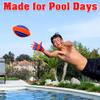 CatchMaster Water Football Set Pool & Beach Easy Catch Hook and Loop Ball + 2 Gloves, Waterproof Outdoor Backyard Game view 3