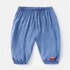 NineFit Basics Children Toddler Kids Infant Baby Boys Girls Cute Cartoon Animals Pants Trousers Outfits (Light Blue, 6-12 Months) view 4