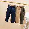 Baby Boys' and Toddler Chino Pants Elastic Waist School Pants for Boys Uniform Pants Solid Color (AG, 18-24 Months) view 2