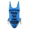 VYNTHORIN Personalized Bathing Suits Tankni Customized Tummy Control Bathing Suits Personalized Swimsuit Adjustable Style08 Dodgerblue view 2