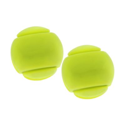 Pegciuho 2 Piece Ball Tennis Squash Racquet Dampeners Shock Absorber, Yellow