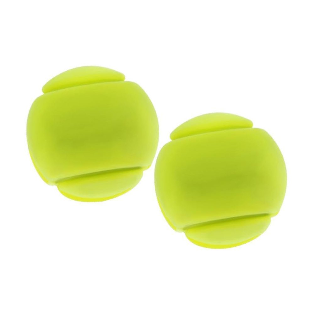 Pegciuho 2 Piece Ball Tennis Squash Racquet Dampeners Shock Absorber, Yellow