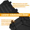 ULIONTAC Tactical Crotch Protective Panel - Lower Abdomen Platform Groin Protector 500D Nylon Molle Strap with Foam Inset Padding (BK) view 4