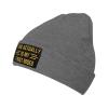 This Actually is My First Rodeo Knit Hat Men Warm Knitted Brimless Winter Beanie Hat Black view 2