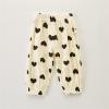 Children Toddler Kid Baby Boys Girls Cute Cartoon Print Polka Dot Sport Pants Trousers Cotton Baggy (Black, 2-3 Years) view 2