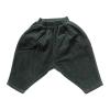 NineFit Basics Toddler Boy Girl Corduroy with Elastic Solid Color Casual Pants 3 Month Baby Boy 12mo Boy Black (AG, 12-18 Months) view 1