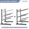 WALMANN Garage Kayak Rack, Heavy-Duty Metal Kayak Storage Rack 3-Tier Adjustable Freestanding Kayak Stand, Holds Up to 480 lbs(3-Tier) view 4