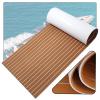 BIRJXVTO EVA Foam Boat Flooring Decking Sheet,Non-Slip Self-Adhesive Soft Boat Marine Carpet Mat for Motorboat RV Yacht Kayak Sea Deck Helm Pad Swimming Pool,A,240X45CM view 1