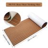BIRJXVTO EVA Foam Boat Flooring Decking Sheet,Non-Slip Self-Adhesive Soft Boat Marine Carpet Mat for Motorboat RV Yacht Kayak Sea Deck Helm Pad Swimming Pool,A,240X45CM view 2
