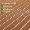 BIRJXVTO EVA Foam Boat Flooring Decking Sheet,Non-Slip Self-Adhesive Soft Boat Marine Carpet Mat for Motorboat RV Yacht Kayak Sea Deck Helm Pad Swimming Pool,A,240X45CM view 4