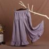 Kids Toddler Baby Unisex Summer Solid Cotton Soft Pants Clothes Cat and Uniforms for Girls Kids (Purple, 6-8 Years) view 2