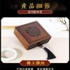 YTDJJWLS Jewelry Box Solidwood Box Storage Box Packaging Box, Yellow view 4