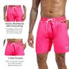 Vousetesunique Swim Trunks Mens 7 inch Quick Dry Swim Shorts with Mesh Liner for Men's Beach Shorts Rose Red view 4
