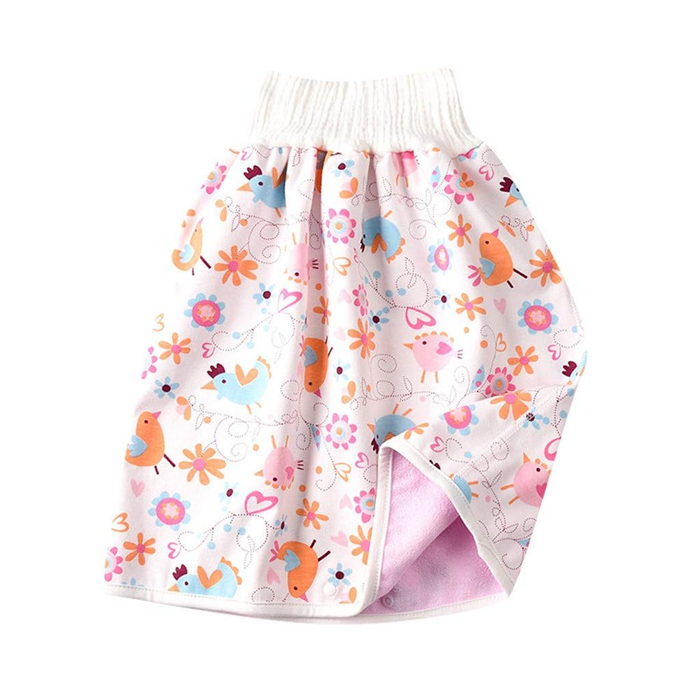 Baby Boys Girls Waterproof iaper Skirt Toddler Kids Cotton iaper Shorts Reusable Baby Football (H, 1-4 Years)