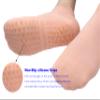 Tamlien Yoga Socks, Pilates Grip Socks 4 Pairs Non-Slip Socks for Yoga, Barre, Sports Home Slipper Socks Barefoot Workout Pregnant Crew Socks (Black/Light Pink/Orage/White view 2
