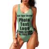 Custom Womens Bathing Suit Personalized Tummy Control Swimsuit Adjustable Swimwear Cover Style09 view 1