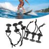 POENVFPO Surfboard Leash Leg Rope Plug with Detachable Slots, Nylon Plastic Surf Leash Plugs Suit for Water Sports Replacement Accessories (6 Pieces) (Black) view 4