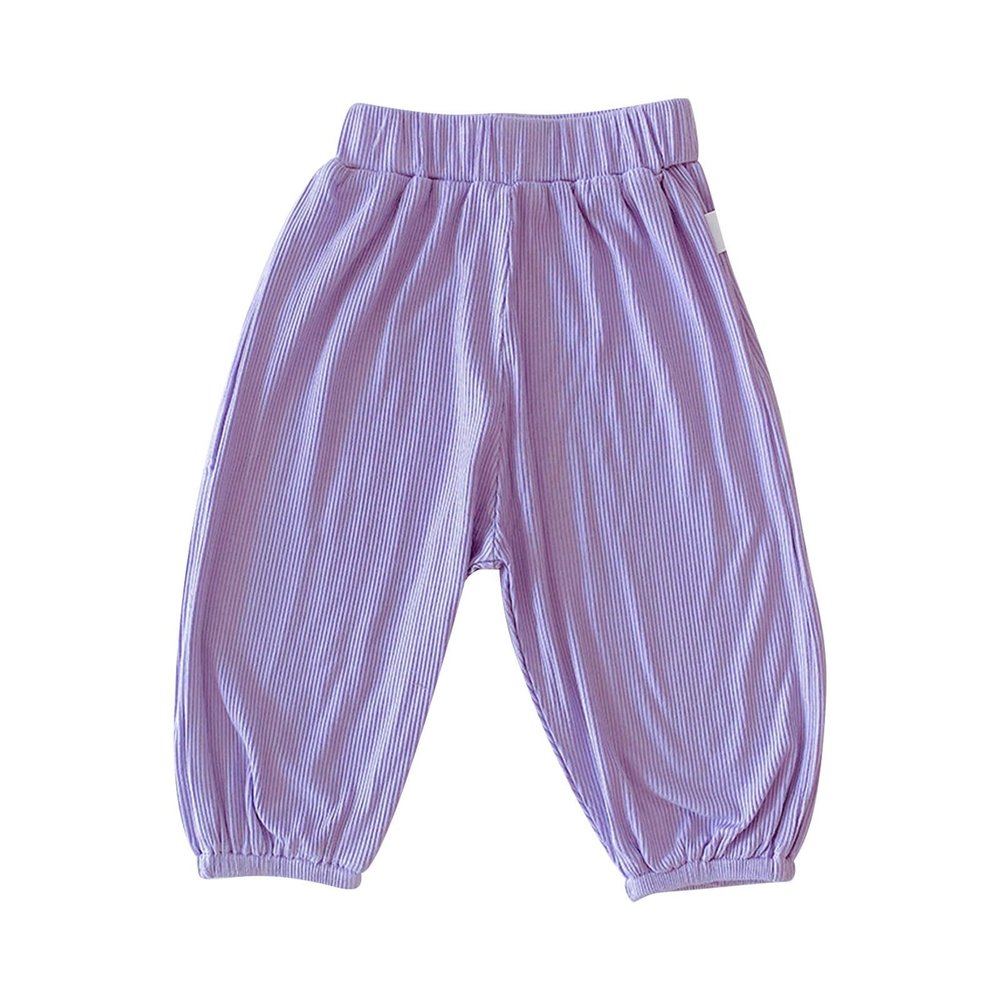 NineFit Basics Baby Boys and Girls Pants Summer Thin Pants Big PP Pants Air Conditioning Pants Kids Boys Dance (Purple, 12-18 Months)