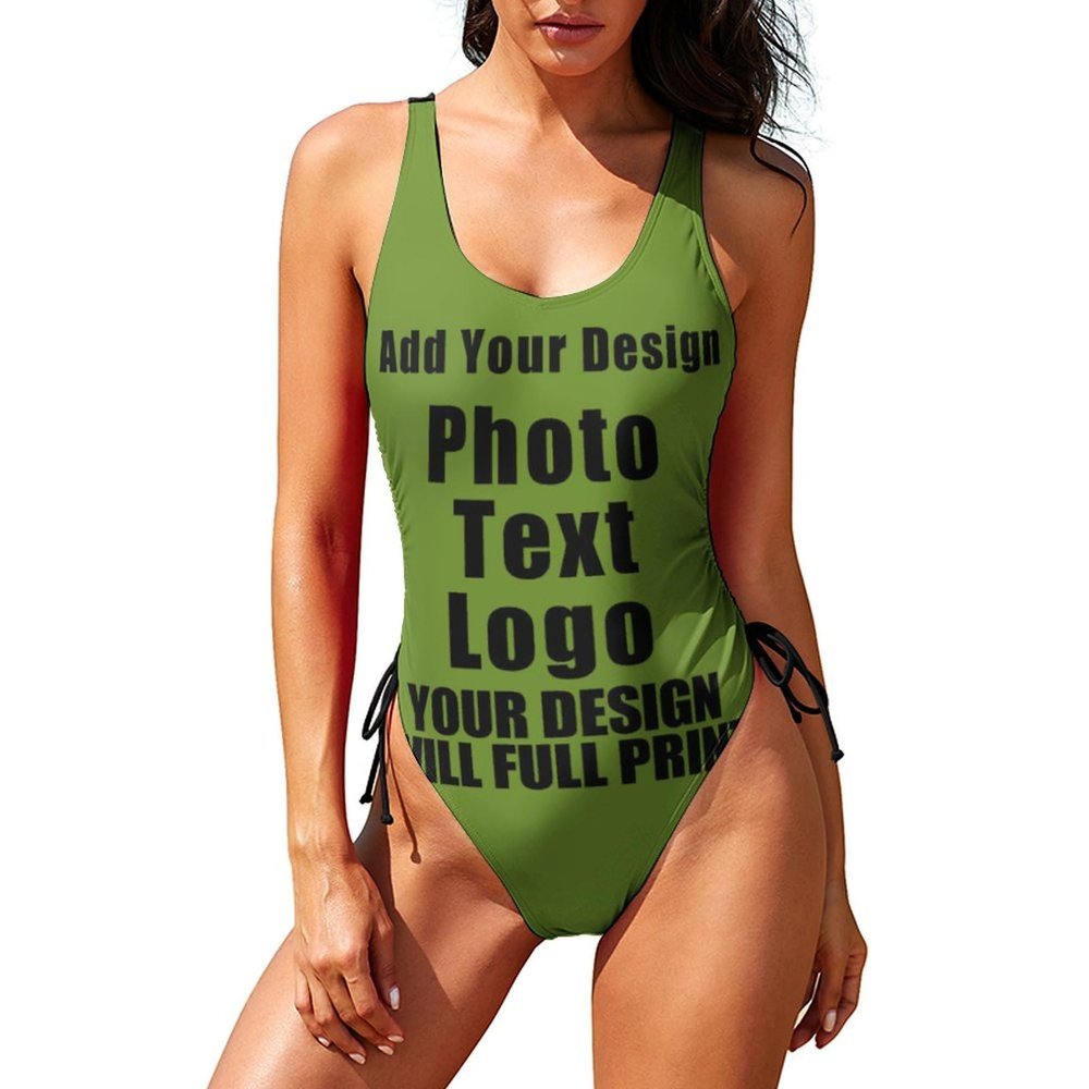Bathing Suits Customize with Your Unique Design Womens Tummy Control Bathing Suits Personalized Swimsuit Adjustable Style22
