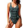 Bathing Suits Customize with Your Unique Design Womens Tummy Control Bathing Suits Personalized Swimsuit Adjustable Style03 view 1
