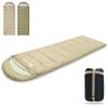 Backpacking Sleeping Bags for Adults, Unzip to Blanket, Waterproof, Lightweight, Camping, Portable Sleeping Bags Outdoor Travel Hiking(4lb-Tan) view 1